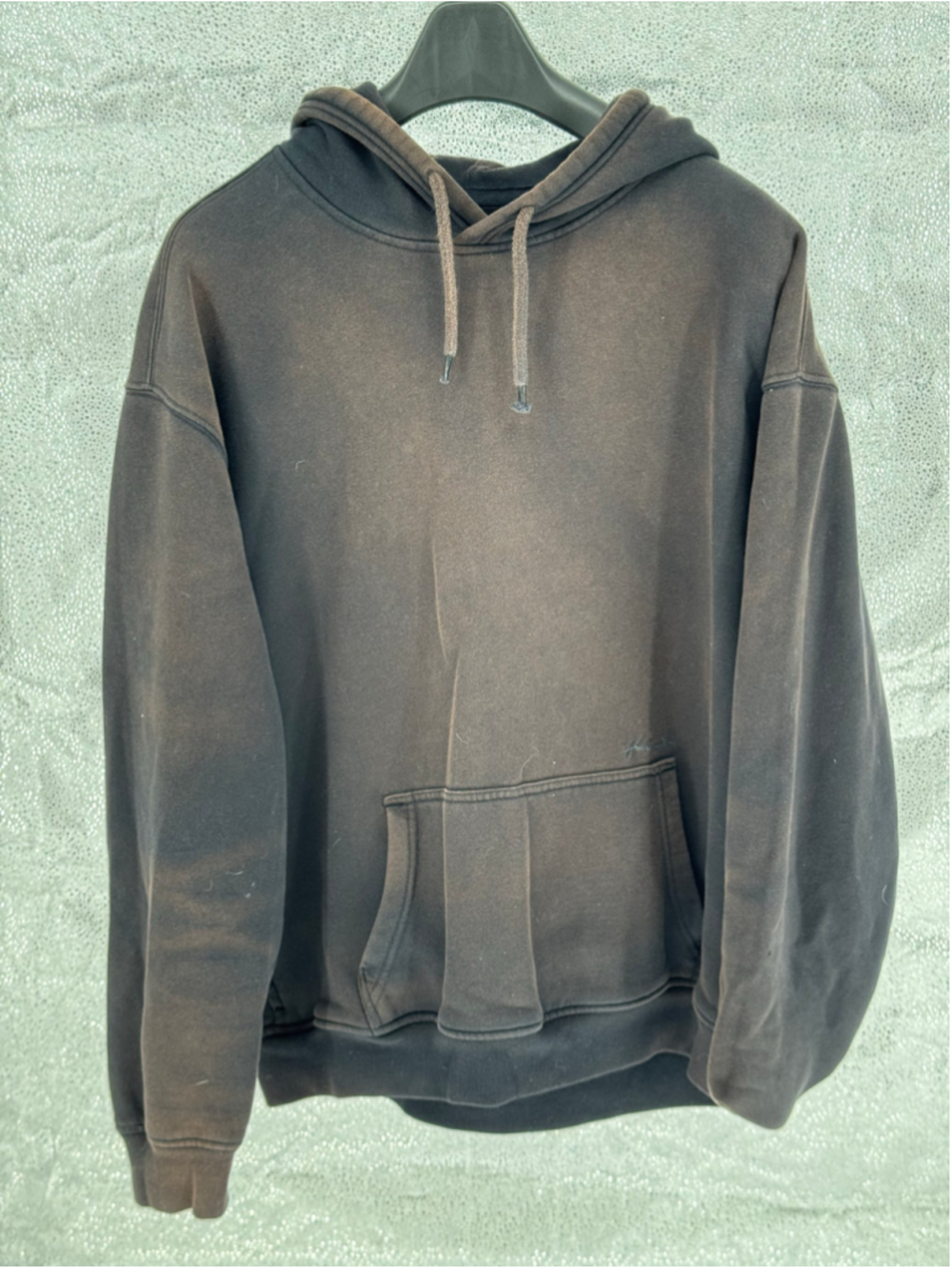 Women's Hollister Relaxed Fit Hoodie Sweatshirt Black Size XL